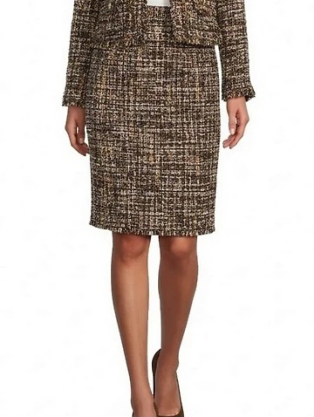 Preston & York Geri Tweed Midi Skirt
